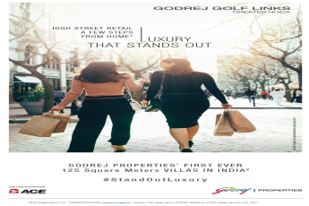 Presenting 125 sqm villas at Godrej Golf Links in Sector 27, Greater Noida